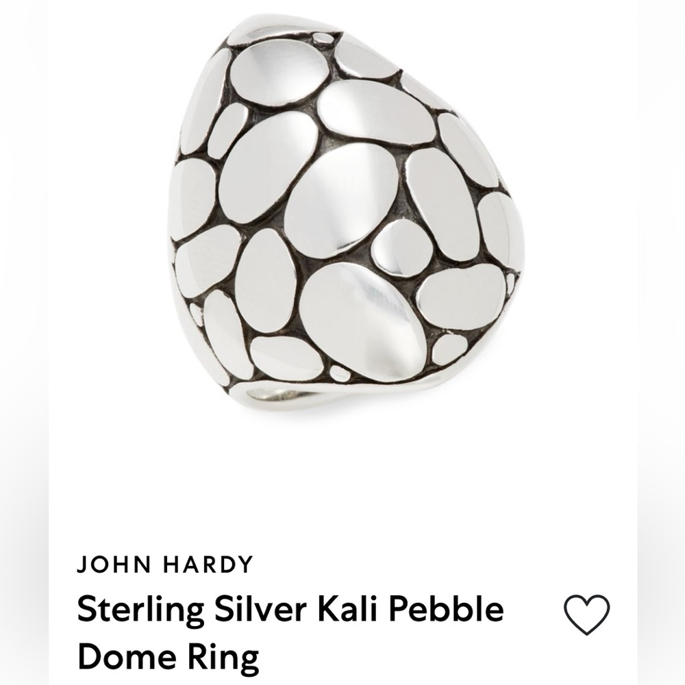 John Hardy Kali Pebble Dome Ring